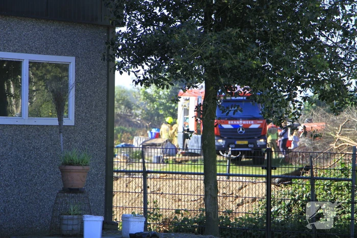 Buitenbrand veroorzaakt door vuurton