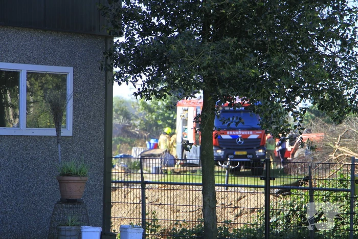 Buitenbrand veroorzaakt door vuurton