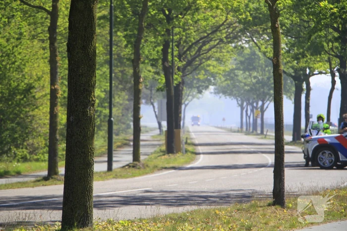 Duitse brandweer ondersteunt bij grote heidebrand