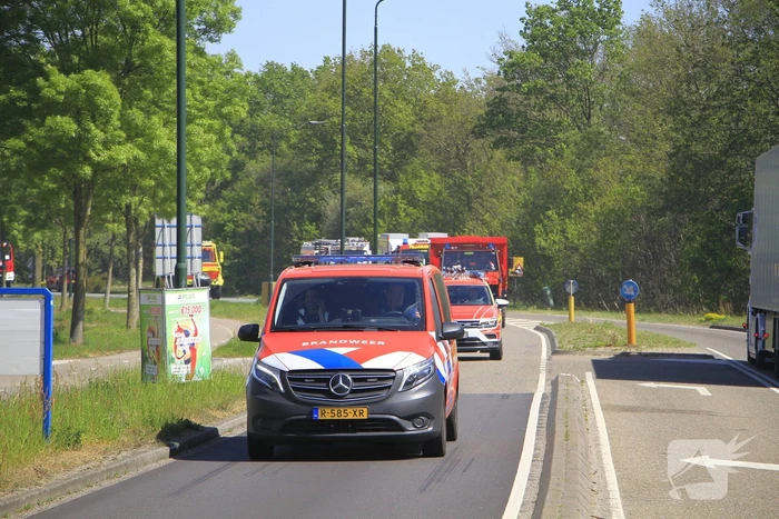 Duitse brandweer ondersteunt bij grote heidebrand