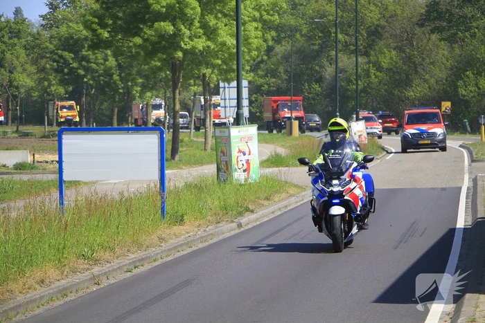 Duitse brandweer ondersteunt bij grote heidebrand