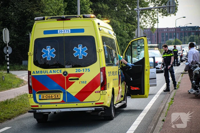 Kop-staartbotsing veroorzaakt lange file