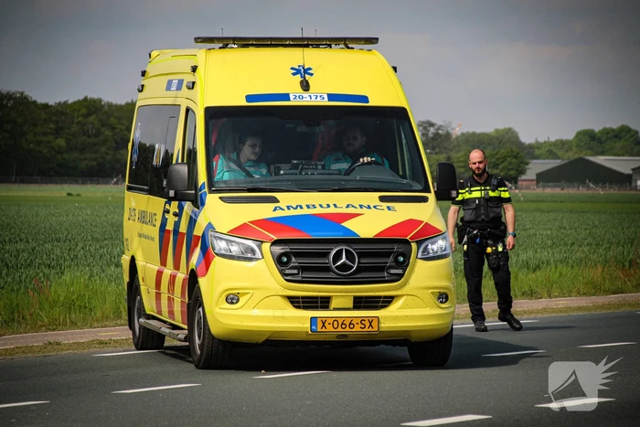 Kop-staartbotsing veroorzaakt lange file