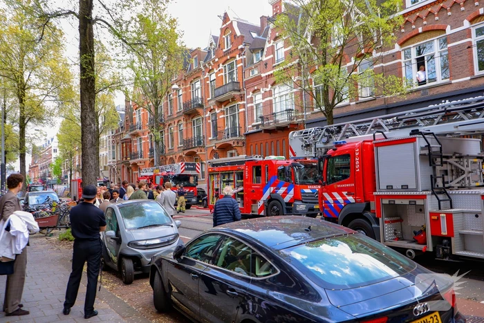 Brand in kledingwinkel snel onder controle