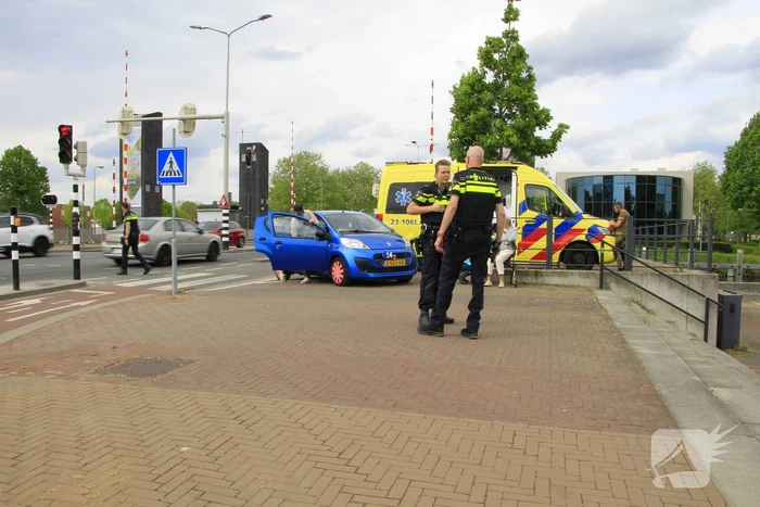 Voetganger aangereden door pick-up truck