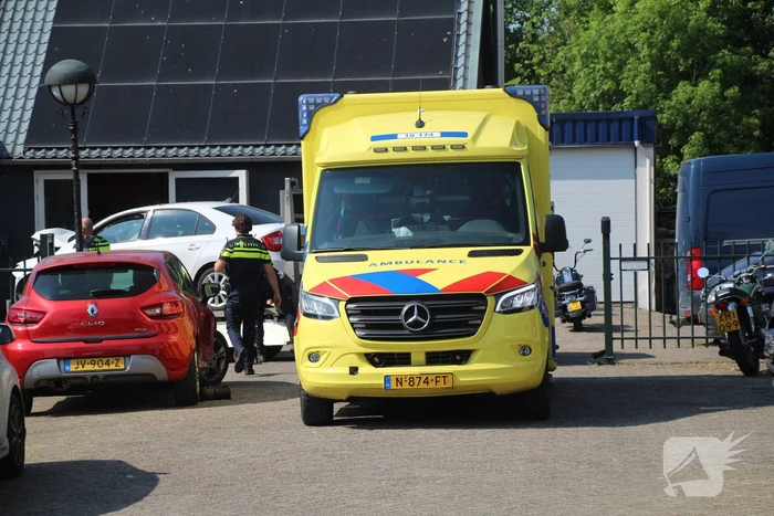 Auto's beschadigd na botsing