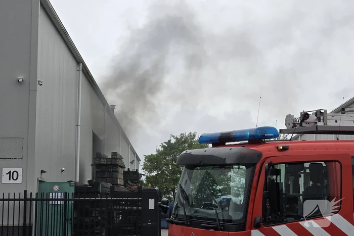 Brand ontdekt in houthandel