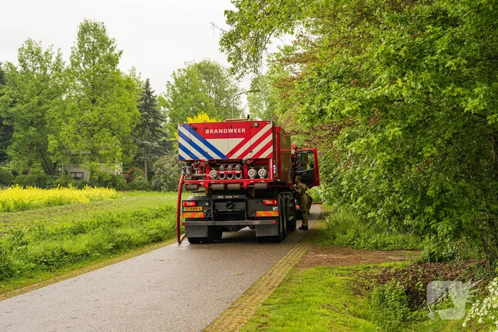 Brand in woning zorgt voor grote brandweerinzet