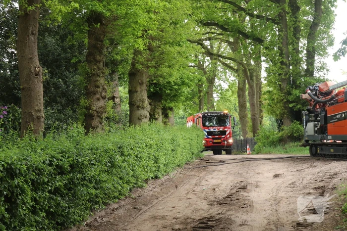 Gaslekkage tijdens werkzaamheden