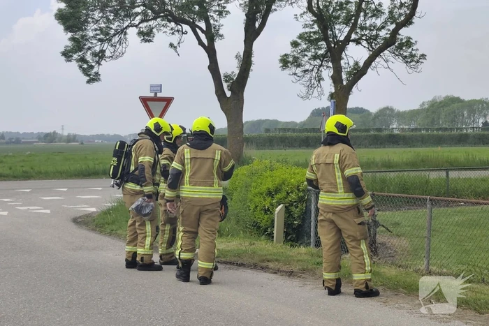 Onderzoek naar gaslucht in de straat