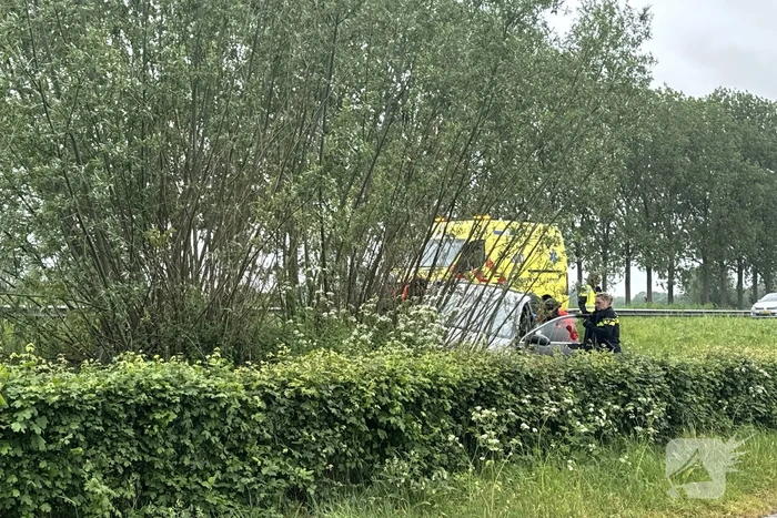 Ongeval met personenauto in de omgeving