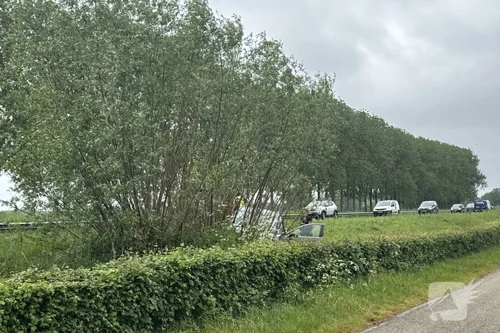 Ongeval met personenauto in de omgeving