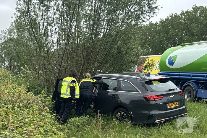 Ongeval met personenauto in de omgeving