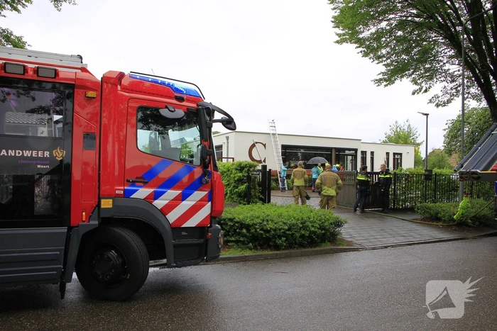 Brand in plafond zorgt voor onrust in kliniek