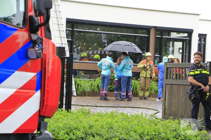 Brand in plafond zorgt voor onrust in kliniek