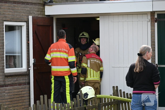 Brand op dak woning door werkzaamheden