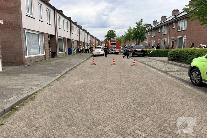 Woningbrand leidt tot afsluiting van straat