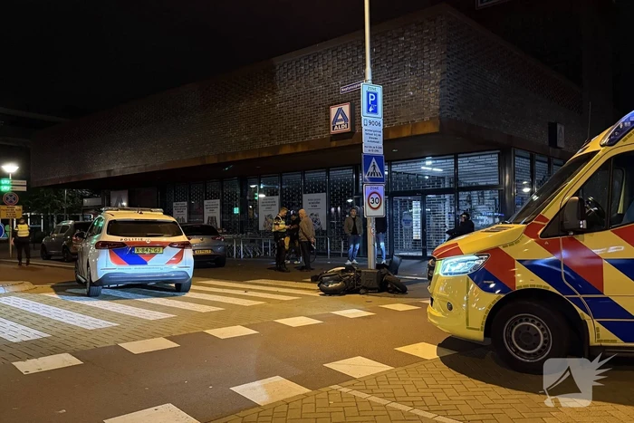 Ongeval met scooter en auto leidt tot onrust