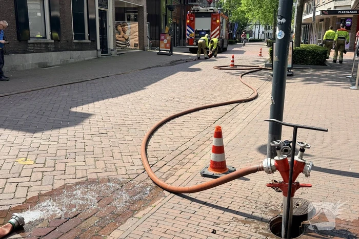 Gaslucht door flesjes in brievenbus