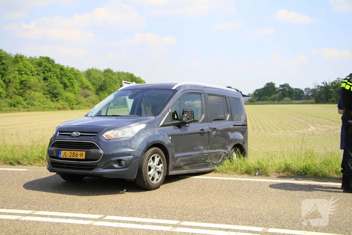 Aanrijding met forse schade door blackout
