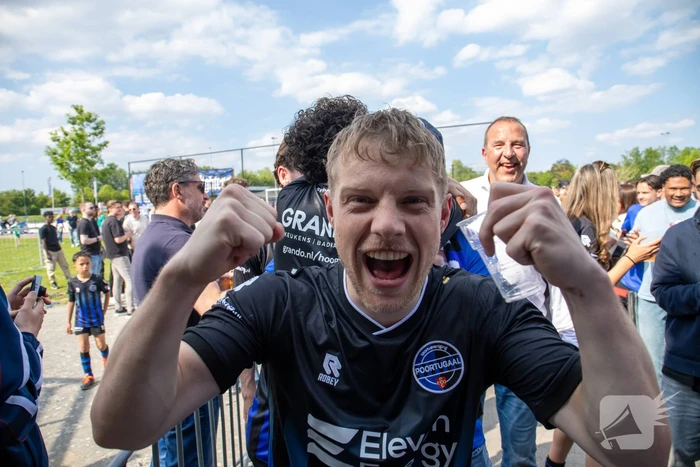SV Poortugaal pakt kampioenschap in zonovergoten duel tegen SHO