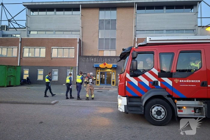 Grote rookontwikkeling bij oude Cambuurstadion