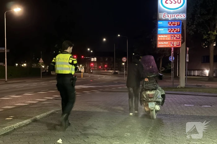 Brand in scooter snel geblust door omstanders