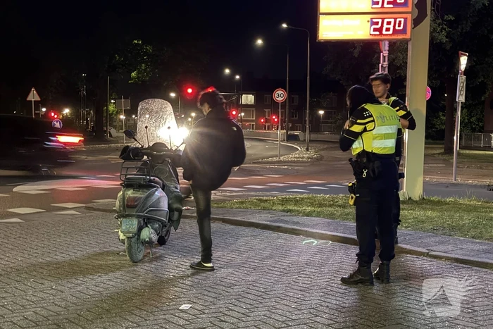 Brand in scooter snel geblust door omstanders