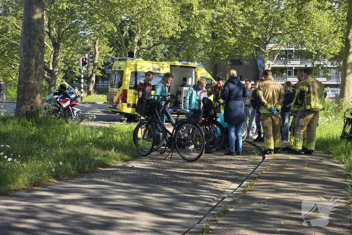 Fietser gewond bij ongeval op fietspad