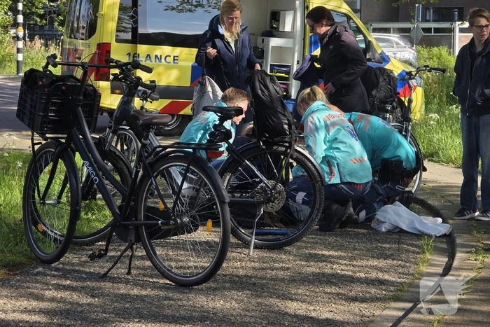Fietser gewond bij ongeval op fietspad