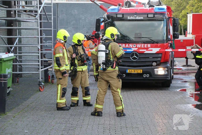 Brand in woning leidt tot middelbrand inzet