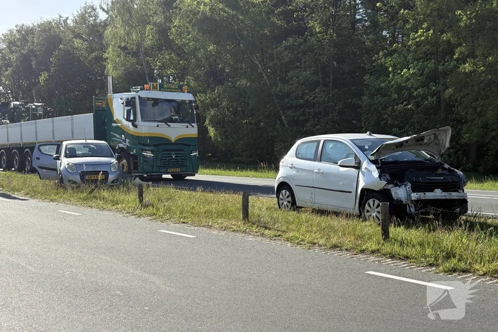 Verkeersongeval veroorzaakt vertraging