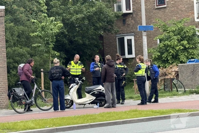 Politie en handhaving aanwezig bij ongeval