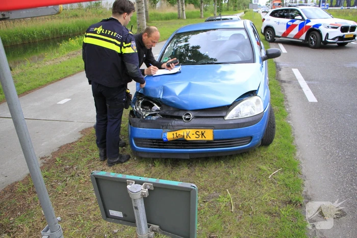 Forse schade bij kop-staartbotsing