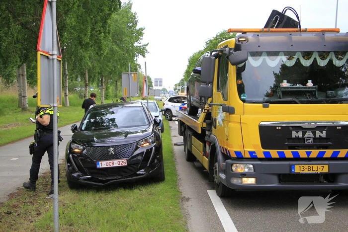 Forse schade bij kop-staartbotsing