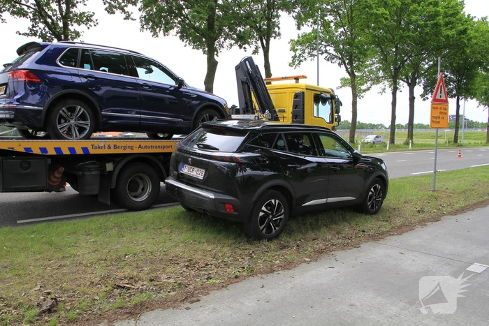 Forse schade bij kop-staartbotsing