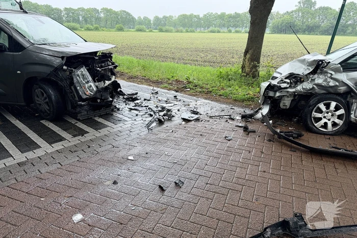 Frontale aanrijding leidt tot gewonde