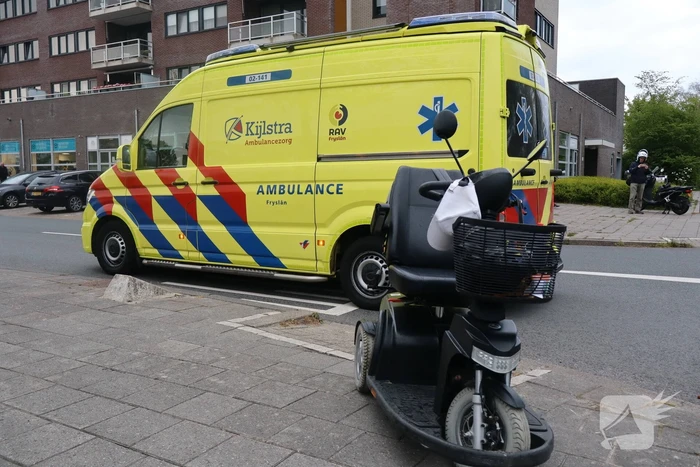 Scootmobielrijder gewond na ongeval