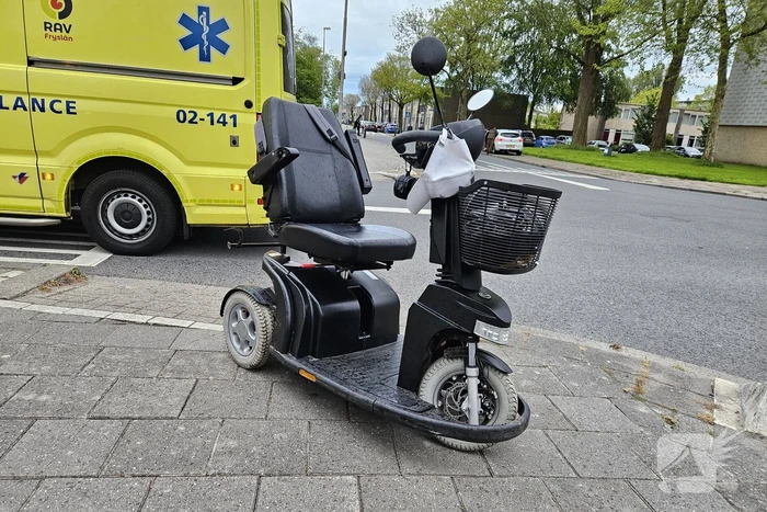 Scootmobielrijder gewond na ongeval