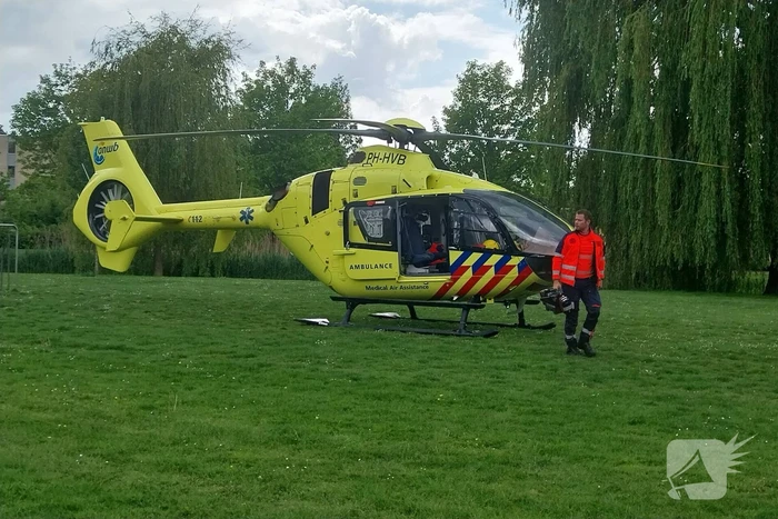 Traumahelikopter landt bij incident in woning
