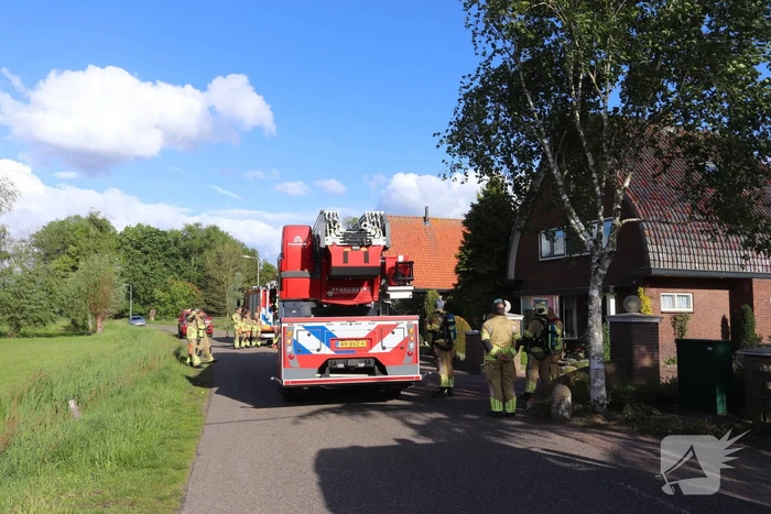 Rookontwikkeling bij schoorsteenbrand