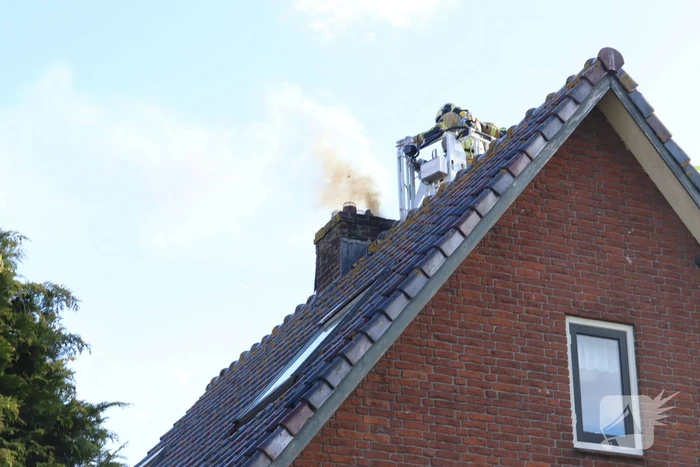 Rookontwikkeling bij schoorsteenbrand