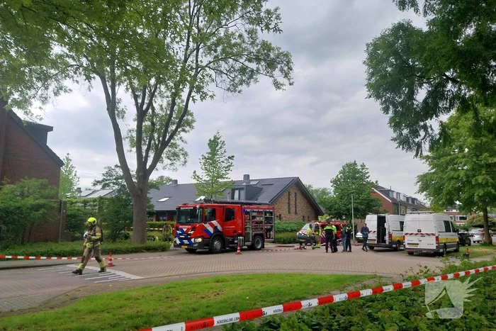 Gaslekkage leidt tot grote brandweeractie