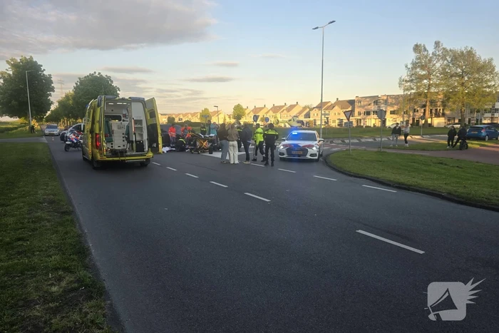 Motorrijder zwaargewond na verkeersongeval