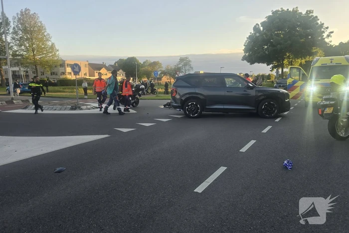 Motorrijder zwaargewond na verkeersongeval