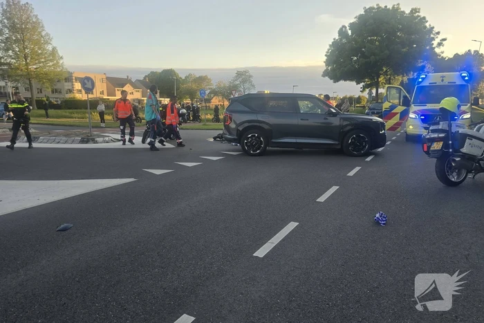 Motorrijder zwaargewond na verkeersongeval