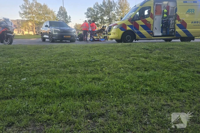 Motorrijder zwaargewond na verkeersongeval