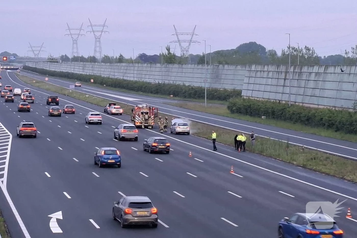 brand rijksweg a1 r 11,2 muiden