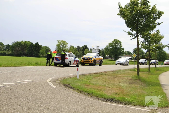 Bestuurder raakt van de weg na black-out