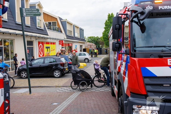 Brand in magazijn van Albert Heijn leidt tot ontruiming